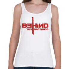 PRINTFASHION Behind the bastards - Női atléta - Fehér