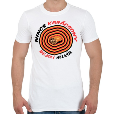 PRINTFASHION Bejglis Karácsony - Férfi póló - Fehér