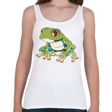 PRINTFASHION Béka - Női atléta - Fehér