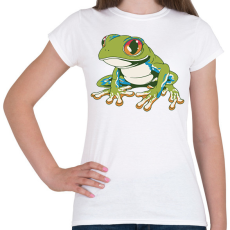 PRINTFASHION Béka - Női póló - Fehér