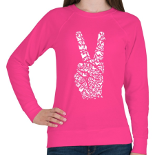 PRINTFASHION Béke - Női pulóver - Fukszia női pulóver, kardigán