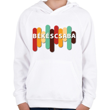 PRINTFASHION Békéscsaba - Színes - Gyerek kapucnis pulóver - Fehér gyerek pulóver, kardigán