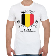 PRINTFASHION Belgium 2022 - Férfi póló - Fehér