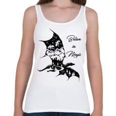 PRINTFASHION Believe in magic - Női atléta - Fehér