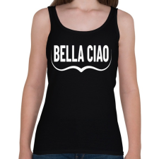 PRINTFASHION Bella Ciao bajusz - Női atléta - Fekete női trikó