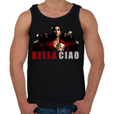 PRINTFASHION bella ciao - Férfi atléta - Fekete