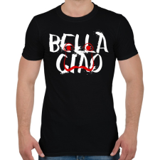 PRINTFASHION Bella ciao graffiti - Férfi póló - Fekete férfi póló