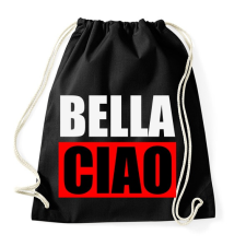 PRINTFASHION Bella ciao - Sportzsák, Tornazsák - Fekete tornazsák