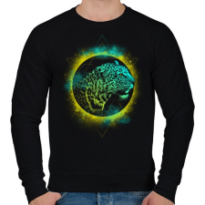 PRINTFASHION Belső erő - Férfi pulóver - Fekete férfi pulóver, kardigán