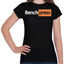PRINTFASHION BenchPress - Női póló - Fekete női póló