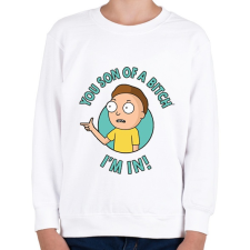 PRINTFASHION Benne vagyok! - Gyerek pulóver - Fehér gyerek pulóver, kardigán