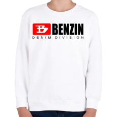 PRINTFASHION benzin - Gyerek pulóver - Fehér