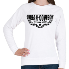 PRINTFASHION Bergeron Rodeo Grounds - Női pulóver - Fehér