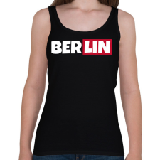 PRINTFASHION BERLIN - Női atléta - Fekete női trikó