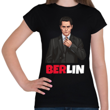 PRINTFASHION BERLIN - Női póló - Fekete női póló