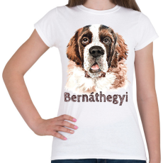 PRINTFASHION Bernáthegyi - Női póló - Fehér