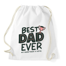 PRINTFASHION Best Dad Ever - Sportzsák, Tornazsák - Fehér tornazsák