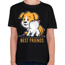 PRINTFASHION Best friends - Gyerek póló - Fekete gyerek póló