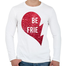 PRINTFASHION Best friends - left - Férfi hosszú ujjú póló - Fehér férfi póló