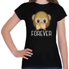 PRINTFASHION Best Friends - Monkey 3 - Női póló - Fekete női póló