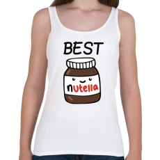 PRINTFASHION Best Friends - Nutellás kenyér 1 - Női atléta - Fehér