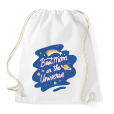 PRINTFASHION Best Mom in the universe - Sportzsák, Tornazsák - Fehér tornazsák