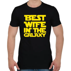 PRINTFASHION Best wife - Férfi póló - Fekete