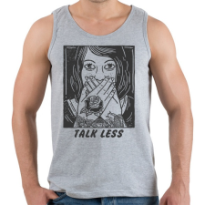 PRINTFASHION Beszélj kevesebbet - Férfi atléta - Sport szürke atléta, trikó