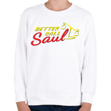 PRINTFASHION Better Call Saul Logo - Gyerek pulóver - Fehér gyerek pulóver, kardigán
