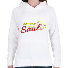 PRINTFASHION Better Call Saul Logo - Női kapucnis pulóver - Fehér női pulóver, kardigán