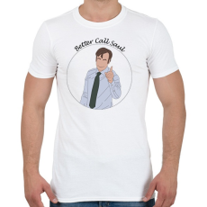 PRINTFASHION Better Call Saul - minta - Férfi póló - Fehér