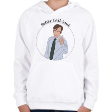 PRINTFASHION Better Call Saul - minta - Gyerek kapucnis pulóver - Fehér gyerek pulóver, kardigán