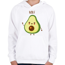 PRINTFASHION (Better) half - Gyerek kapucnis pulóver - Fehér