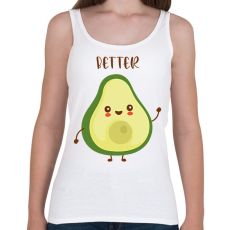 PRINTFASHION Better (half) - Női atléta - Fehér