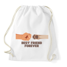 PRINTFASHION BFF - Best Friend Forever - Sportzsák, Tornazsák - Fehér tornazsák
