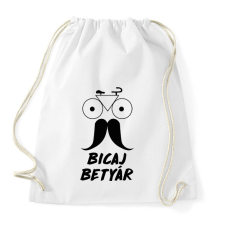 PRINTFASHION Bicaj betyár - Sportzsák, Tornazsák - Fehér tornazsák