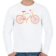 PRINTFASHION Bicikli - Férfi pulóver - Fehér férfi pulóver, kardigán