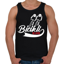 PRINTFASHION Bicikli Klub - Férfi atléta - Fekete atléta, trikó