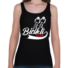 PRINTFASHION Bicikli Klub - Női atléta - Fekete