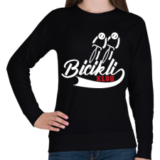 PRINTFASHION Bicikli Klub - Női pulóver - Fekete női pulóver, kardigán