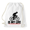 PRINTFASHION Biciklis póló - Sportzsák, Tornazsák - Fehér