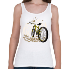 PRINTFASHION Biciklizés - Női atléta - Fehér