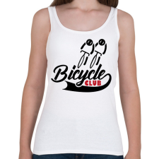 PRINTFASHION Bicycle club - Női atléta - Fehér női trikó