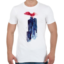 PRINTFASHION Big beast - Férfi póló - Fehér férfi póló