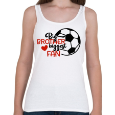PRINTFASHION Big brother biggest fan - Női atléta - Fehér női trikó