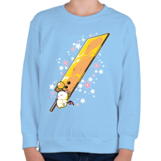 PRINTFASHION Big sword - Gyerek pulóver - Világoskék