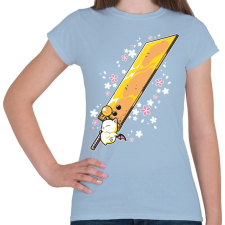 PRINTFASHION Big sword - Női póló - Világoskék női póló