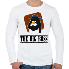 PRINTFASHION bigboss - Férfi hosszú ujjú póló - Fehér férfi póló