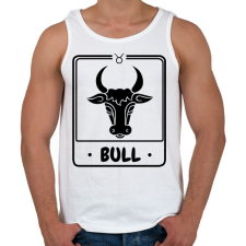 PRINTFASHION bika - Férfi atléta - Fehér atléta, trikó