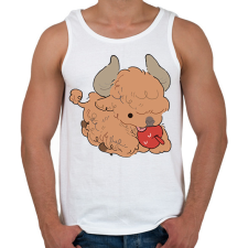 PRINTFASHION Bika - Férfi atléta - Fehér atléta, trikó